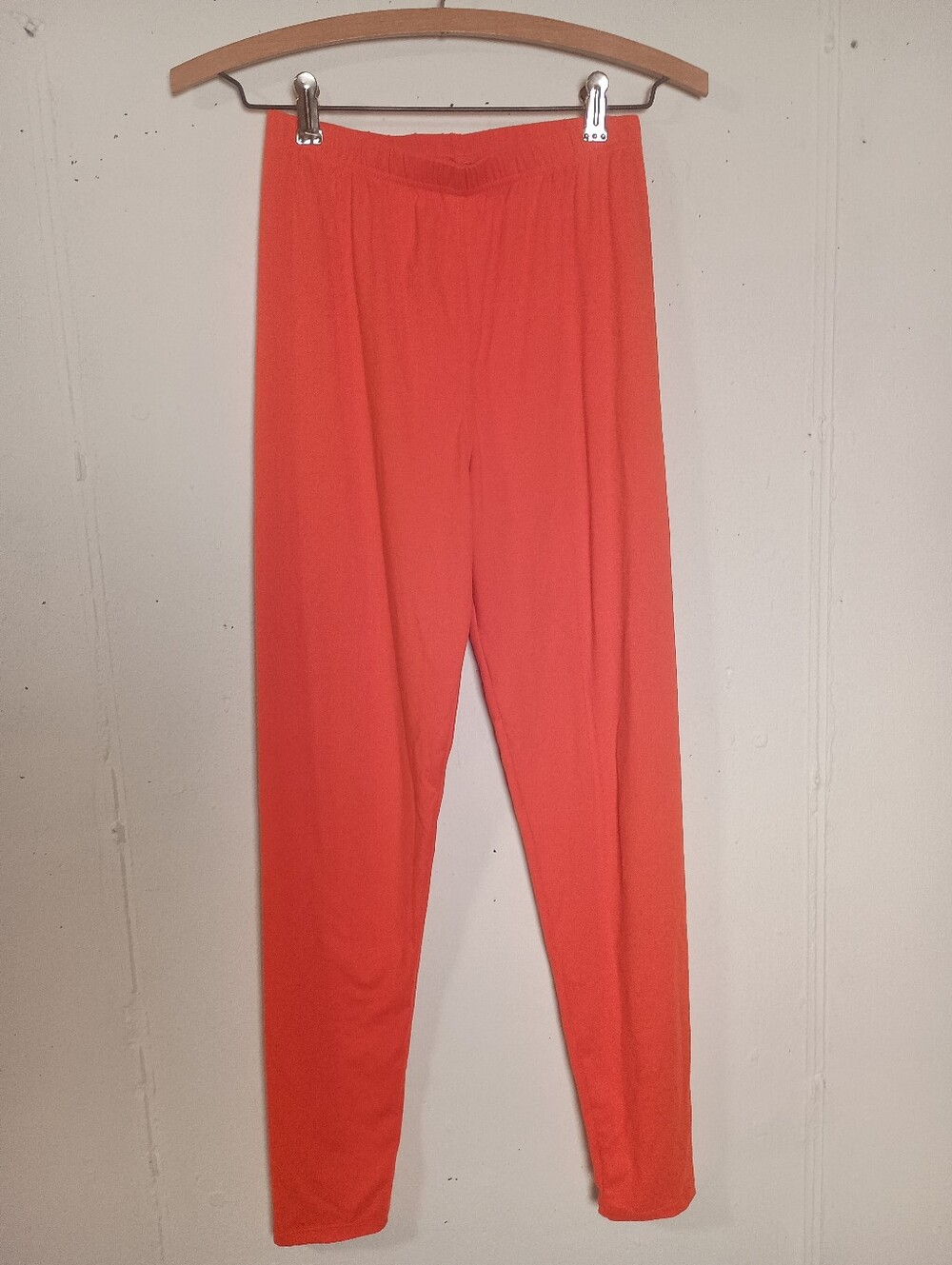 Fall/Halloween Basic- Orange Elastic-Waist Pants- OSFM